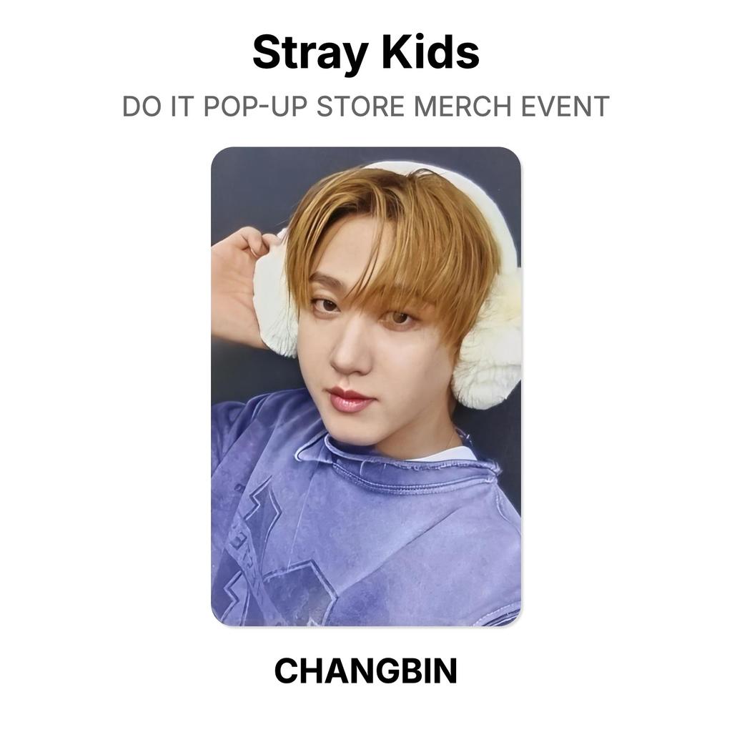 Stray Kids DO IT POP-UP STORE MERCH EVENT Official Photocard