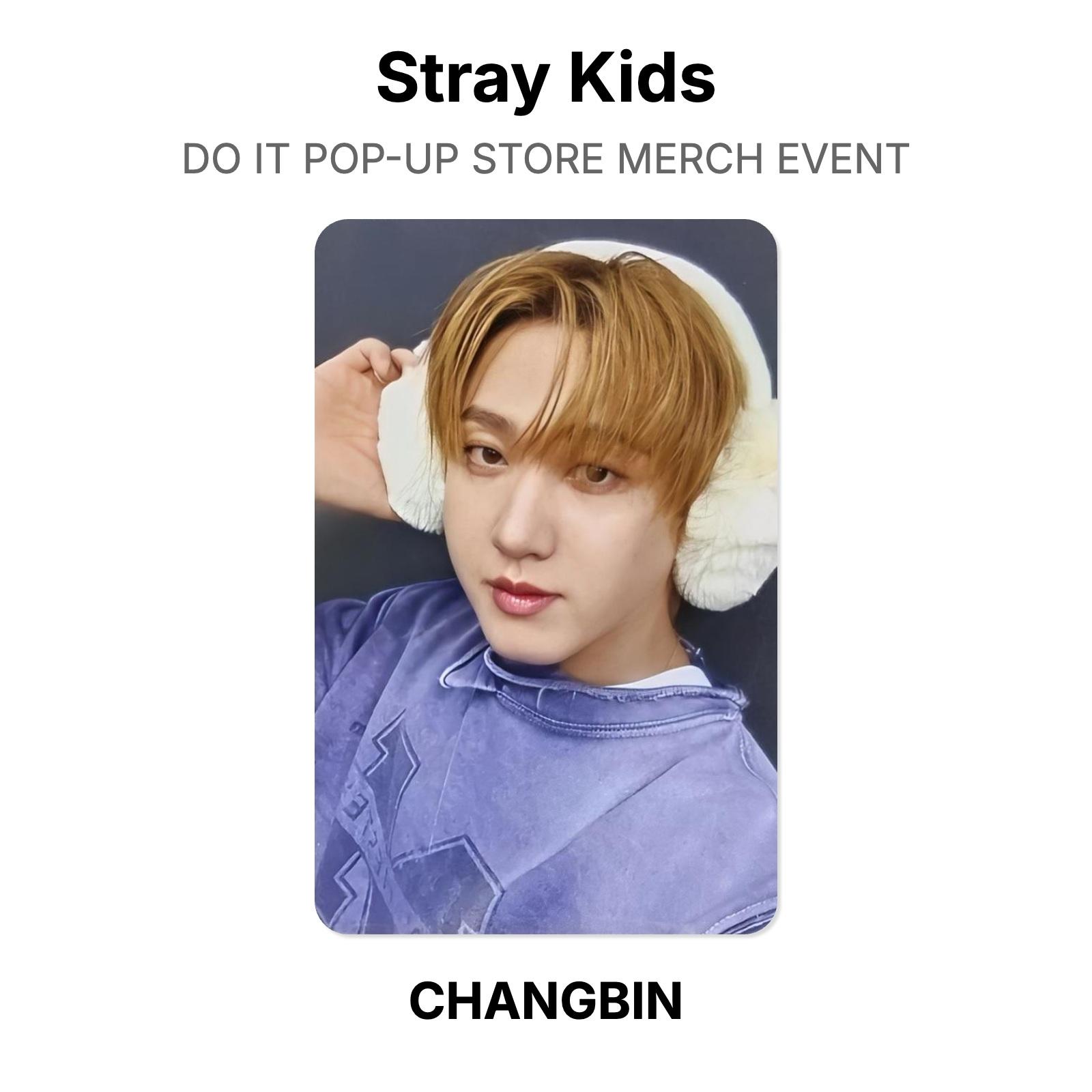 Stray Kids DO IT POP-UP STORE MERCH EVENT Official Photocard CHANGBIN