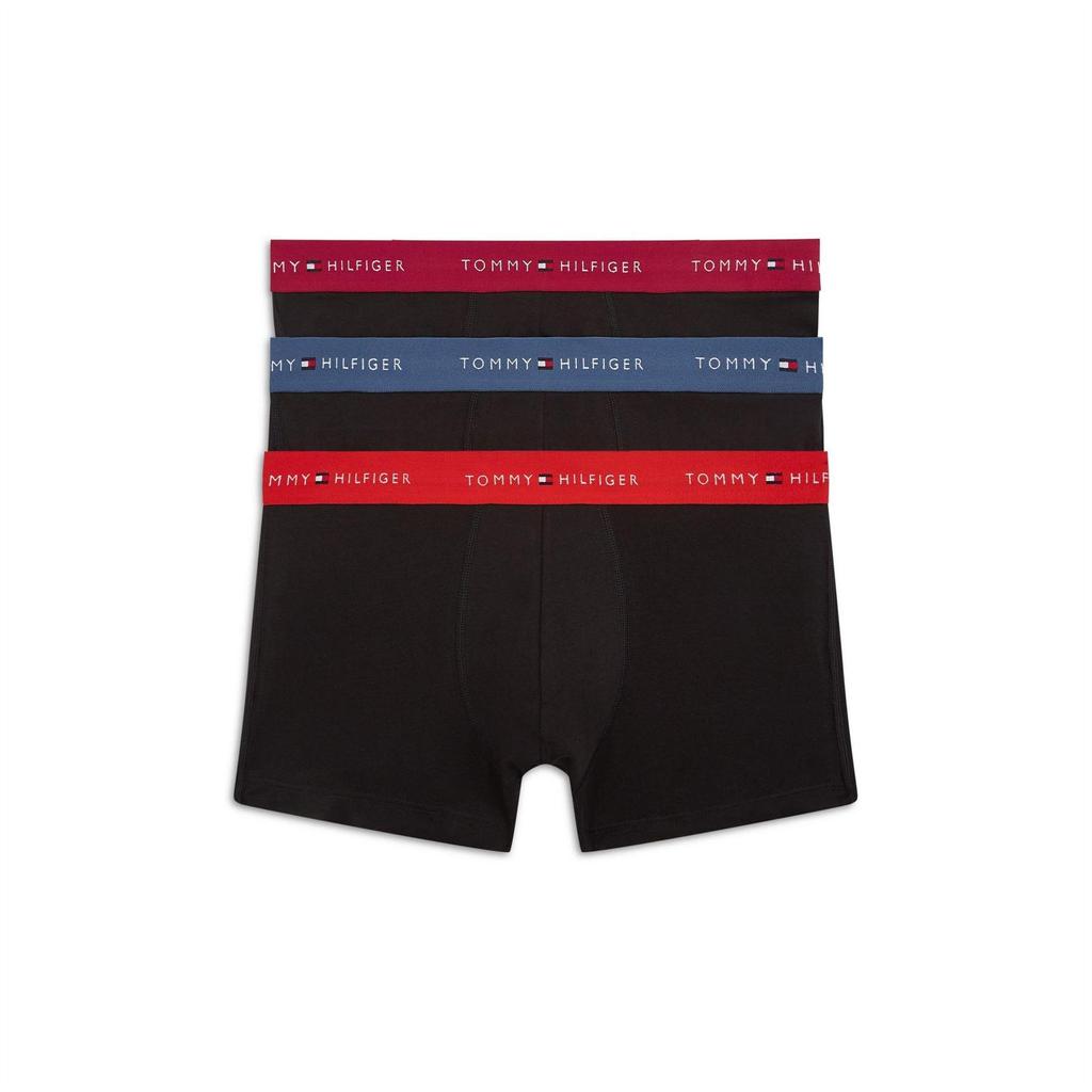 Tommy Hilfiger Klassische Herren-Boxershorts aus Baumwollmischung (3er-Pack)