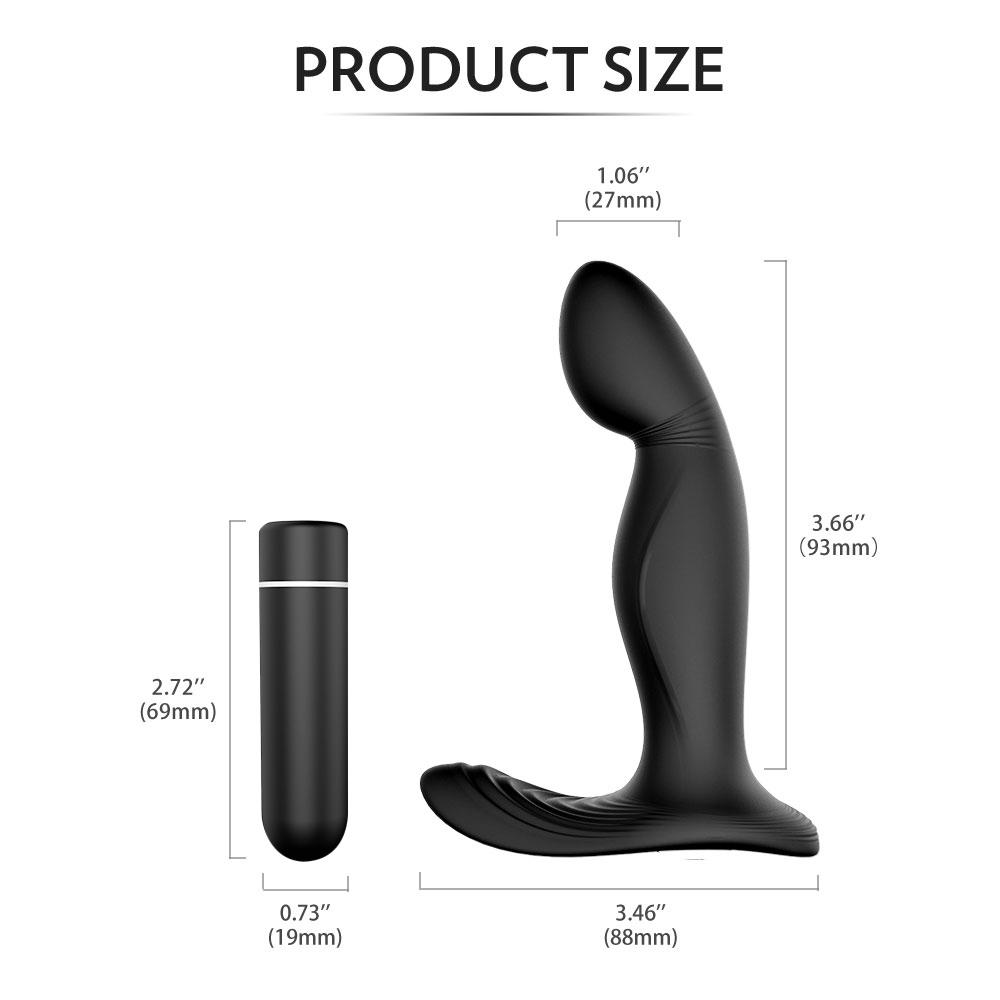 Vibrator Prostate Massager For Men Women Vibrating Powerful Male Anal Plug Stimulator Butt Silicone Sex Toys for Adults