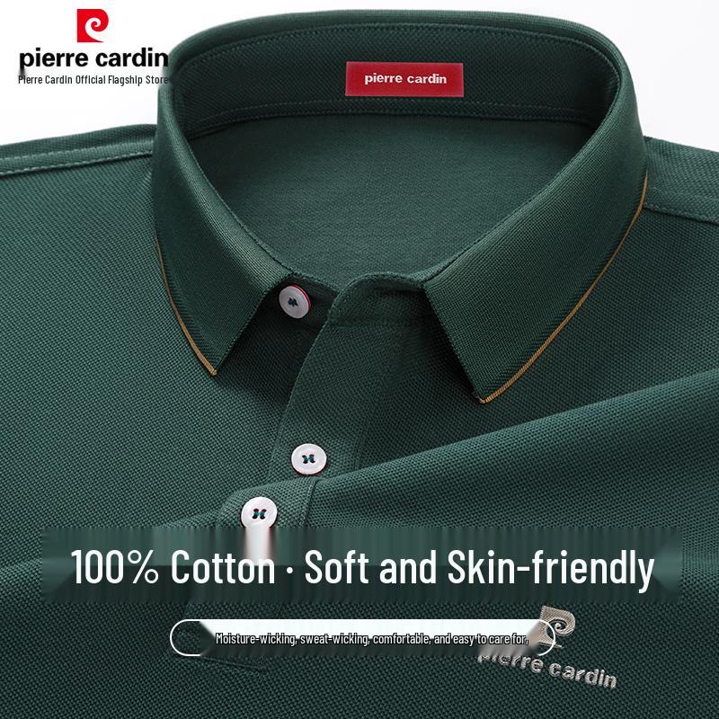 Pierre Cardin Men's 100% Cotton Short Sleeve Polo Shirt
