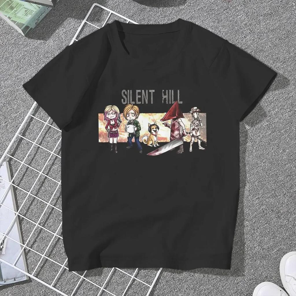 Cheavyweight streetwear Copy of Silent Hill Game Tshirts Silent Hill Grunge Vintage Female Clothing Large Graphic Clothes