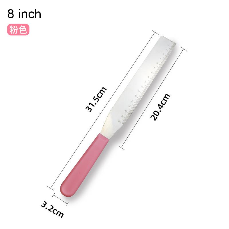 8/10 tommer Kake Spatel i Rustfritt Stål Smørkrem Glasur Frosting Kniv Glatter Kjøkken Bakverk Kakedekorasjonsverktøy