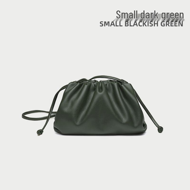 High-End Textured Cloud Dumpling Women's Shoulder Bag - Niche Pleated Design