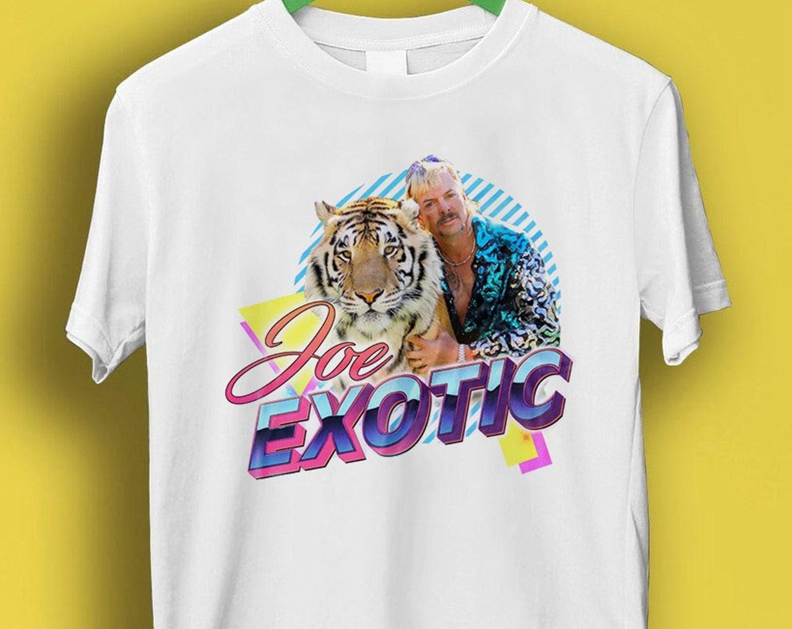 Joe Exotic Free Tiger King Funny Meme Carole Baskin Cool Gift Tee T Shirt P346 M