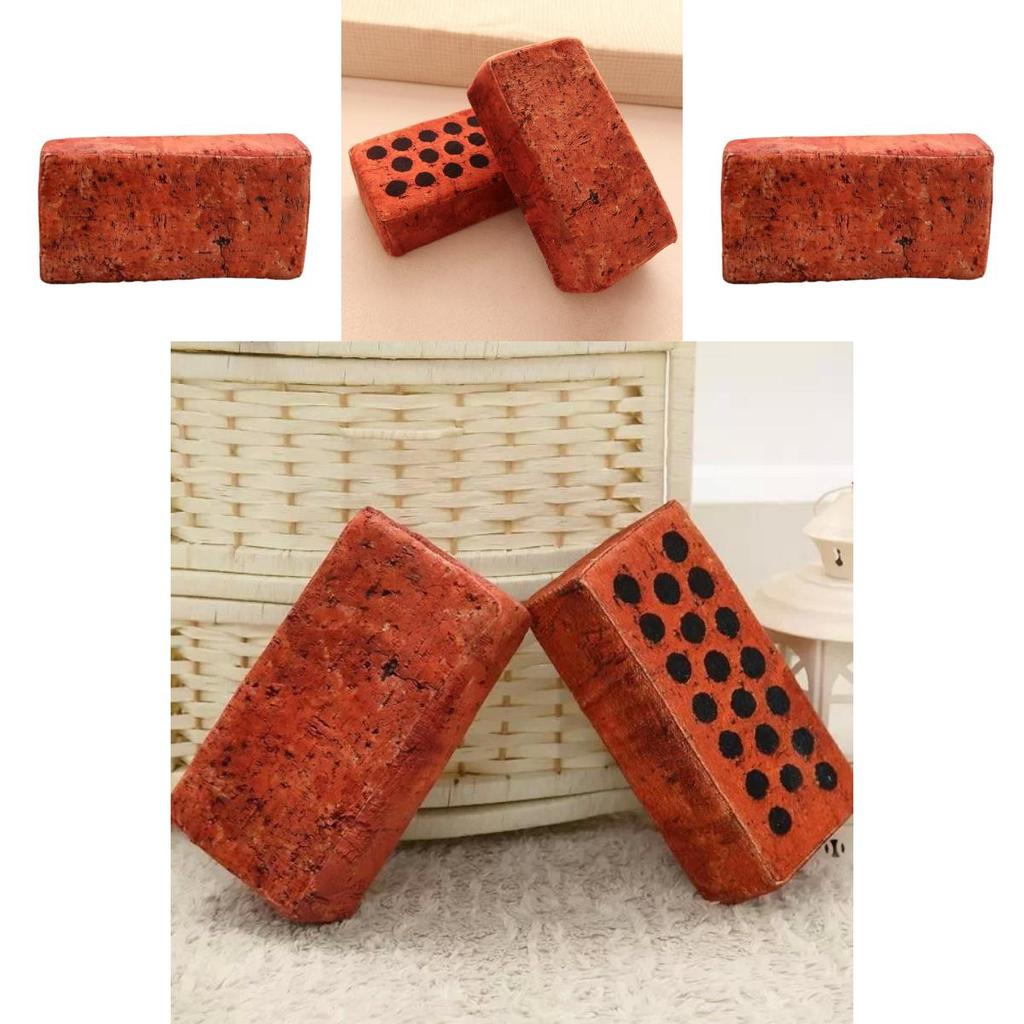 Soft Brick Shaped Plush Toy For Kids Creative Gift And Kids Room Decor