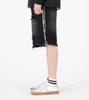 Beoteunseoul Sideline Vintage Damaged Wash Bermuda Pants (Black)