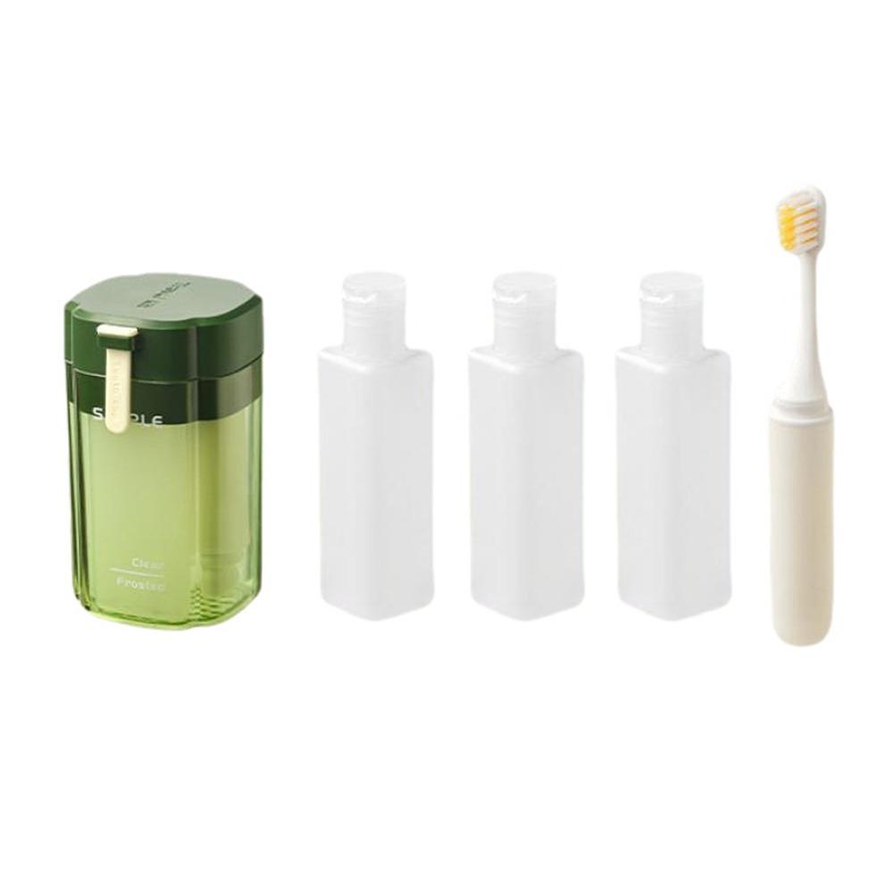 Plastic 4 in 1 Travel Bottle Set Refillable Liquid Dispenser Bottle Travel Tube Sets for Travel