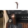 Shift Knob Cover 1* Brown Wood Grain Central Console Gear For BMW 5 Series 04-07