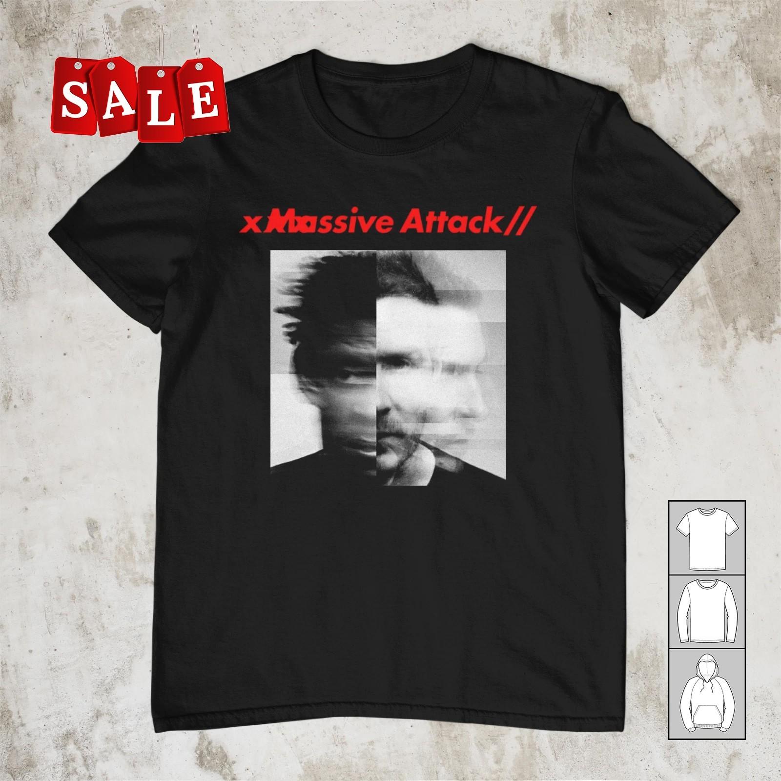 Hot Massive Attack Concert Gift For Fans Men S-235XL T-Shirt LW823 XL