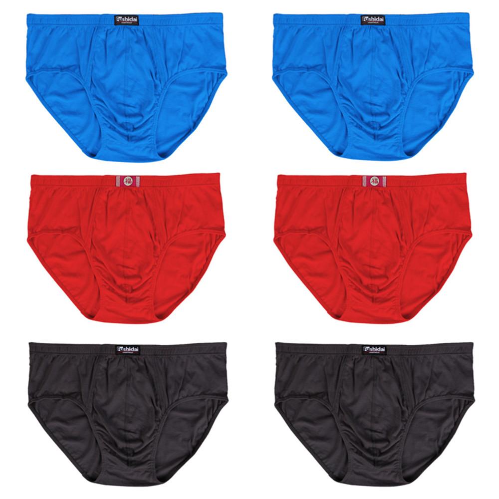 6 Pieces/Lot Men Big Size Briefs Large Underwear Underpants Cotton Panties Undies Male Knickers XL 2XL 3XL 4XL 5XL 6XL 7XL 8XL