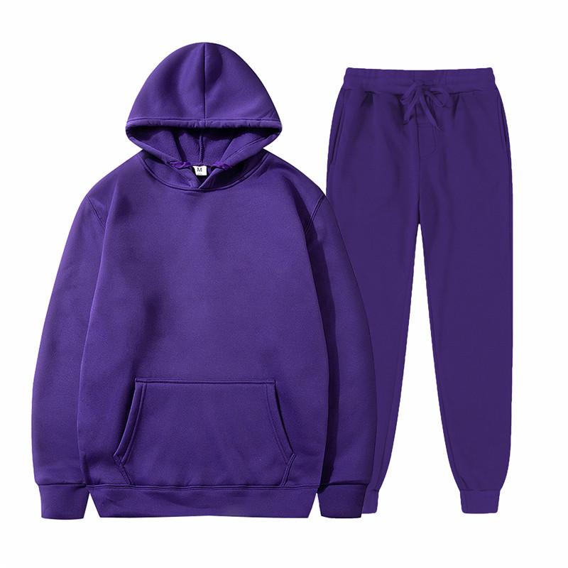 Unisex Fleece-Lined Thick Hooded Jacket - Solid Color, Trendy Autumn/Winter Style, Custom Logo Printing