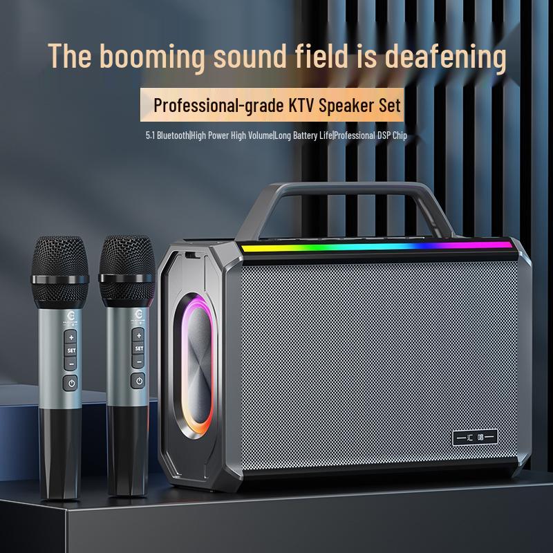 

Хуэй Чан Мощная Портативная Bluetooth-колонка с Плечевым Ремнем и Слотом для Карт чёрный