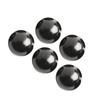 Reliable Bakelite Round Ball Knob 5Pcs Black Threaded Ball Design Suitable for Machinery and Electronic Equipment