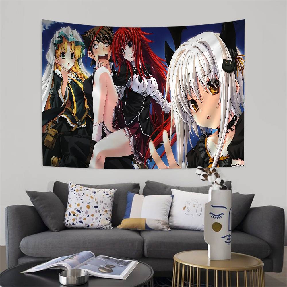HHigh SSchool DxD Anime Hanging Bohemian Tapestry Bohemian Wall Tapestries Mandala Cheap Hippie Wall Hanging