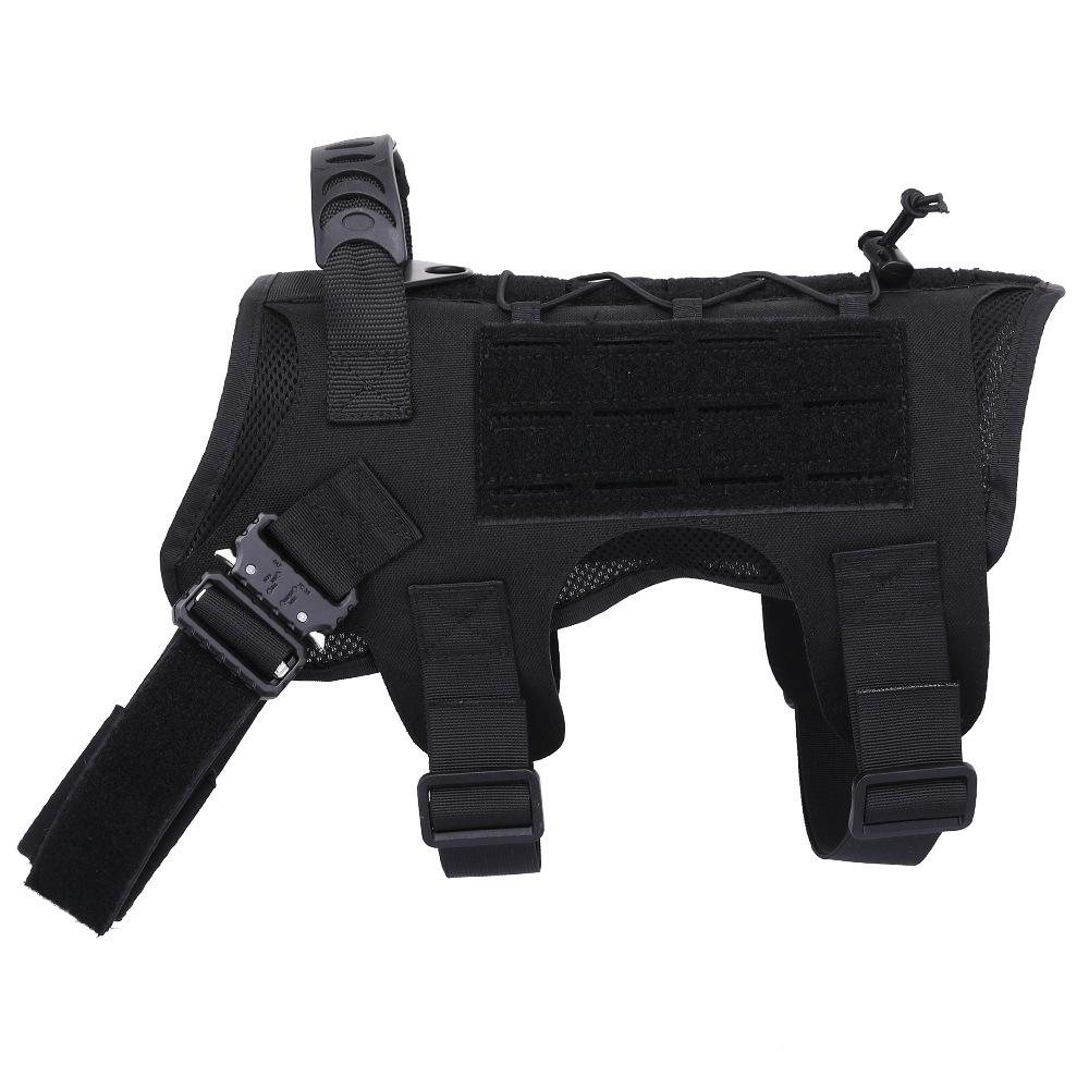 Water Resistant 1000D Nylon Durable Pet Vest Outdoor Dog Vest Adjustable Breathable Pet Clothes for Walking Hiking Camping