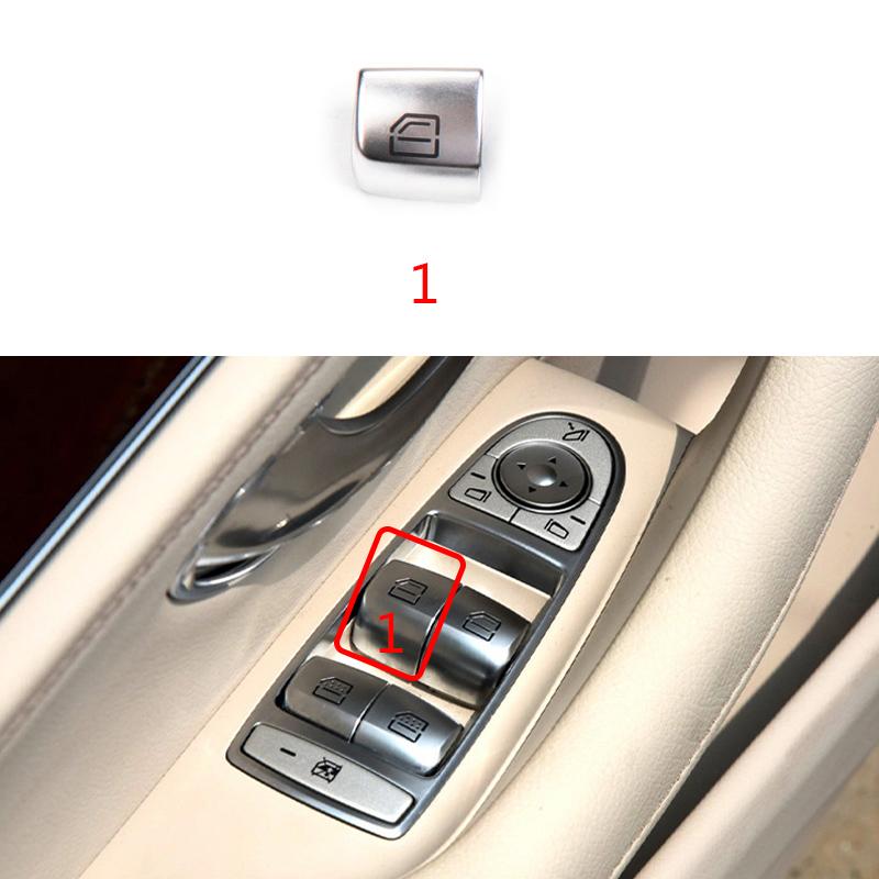 Car Rear Window Switch Button Cover Vehicle Door Glass Control Switch Cap For Mercedes Benz W222 For S Class 2014-