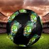 Club Leon Indoor Soccer Ball Colorful All Ages Size 5 Machine Stitched PVC Competition Ready Durable High-Bounce