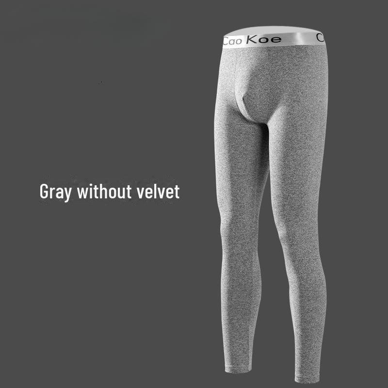 Pánské termo kalhoty slim-fit z prémiového německého sametu s fleecovou podšívkou - velké velikosti na podzim/zimu.