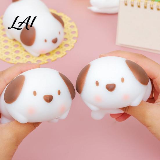 Stress Relief Squeeze Toy Animal Toy Slow Rising Pig Sensory Rebound Fidget Toys Soft Office Desk Dog for Kids Adults Handheld Gadgets