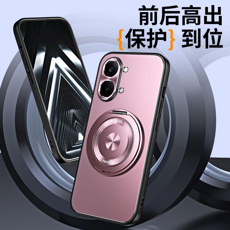 Pro Xiaomi POCO X8 Pro Max Pouzdro Magnetický 360° Kroužek Pro MagSafe Matný Pevný Kryt Kovový Kryt Čočky Odolný Proti Otiskům Prstů Nárazník