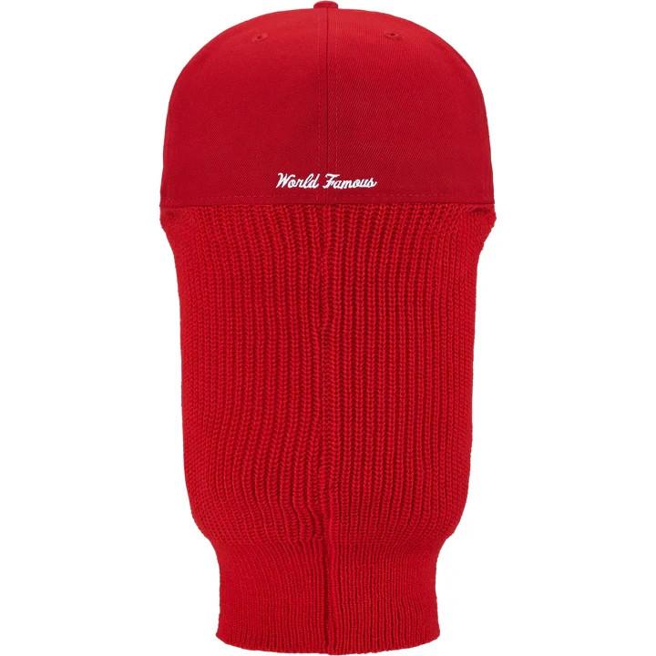 Supreme Box Logo New Era Balaclava Red
