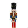 Wooden Nutcracker Ornament Christmas Decoration Tabletop Art Figurine Statue for Restaurant Home