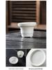 White Porcelain Mutton Fat Jade Kung Fu Tea Set - Perfect for Home, Workplace, or Gift
