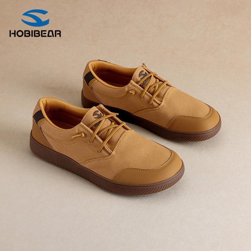 HOBIBEAR Unisex Wide Toe Loafers Barefoot Zero Drop Shoes for Womens Minimalist Casual Walking Shoes Slip On Lightweight