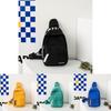 Stylish Ins New Trendy Boys Sling Bag Lightweight Canvas Letter Crossbody Backpack