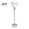 Metal Place Card Stands Hollow Heart Table Number Holder, Love Stand, Reception Display Holder Clip for Photos, Food Signs, Memo Notes, Weddings,