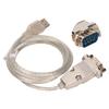 USB to Serial Adapter Industrial Grade Metal Shell USB Serial 9 Pin RS‑232 Serial Converter Cable