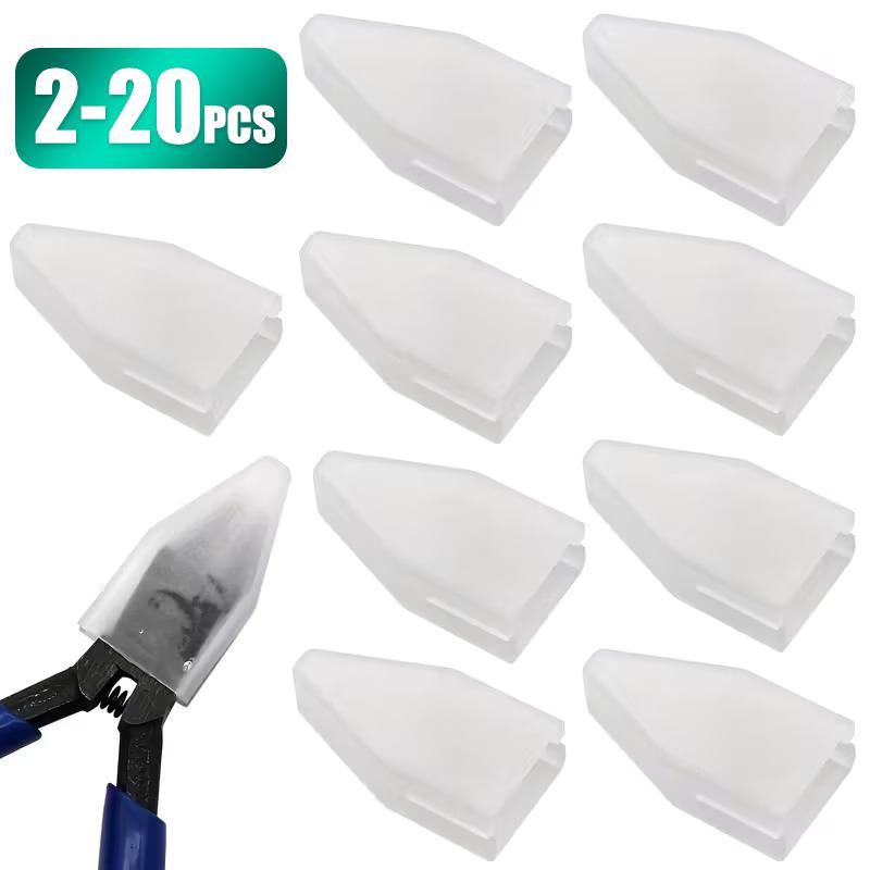 2-20Pcs Universal 170 Diagonal Pliers Head Protective Covers Electronic Scissors Pliers Jaw Protector Against Deformation Wear