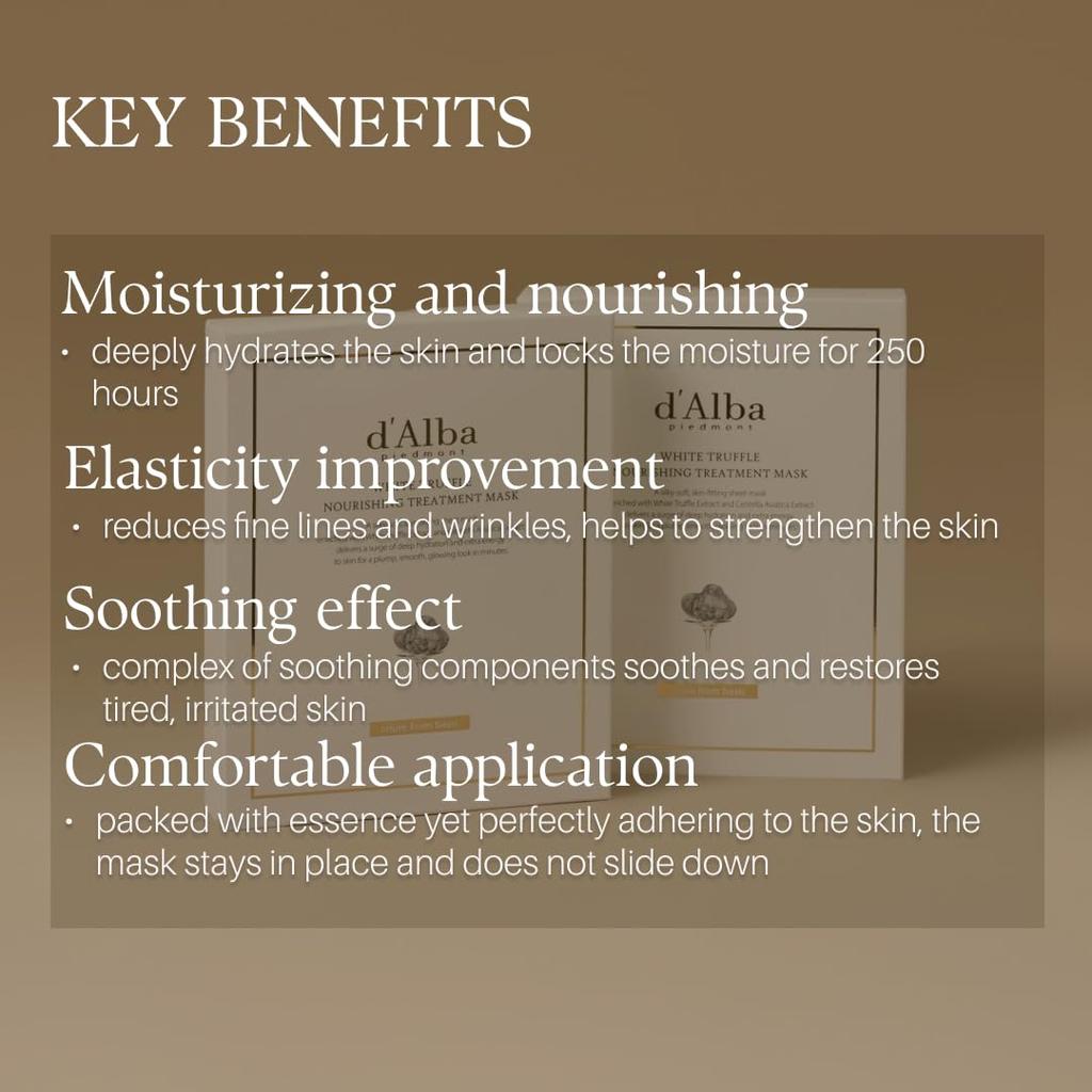 d’Alba White Truffle Nourishing Treatment Mask Sheet