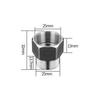 201 Stainless Steel 1/2" 3/4" 1" Female/Male Threaded Water Tank Connectors Gardening Irrigation Accessories Coupling Joints