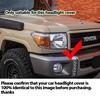 Для Toyota Land Cruiser J70 Серія 70 2007 Автомобільний Чохол Фари Прозорий Корпус Передні Фари Лінза Оболонка Скло Кришка Лампи