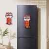 Cartoon Dopamine Magnetic Lion Doorbell Lion Dance Red Lion Doorbell New Year Decorate Home Decor