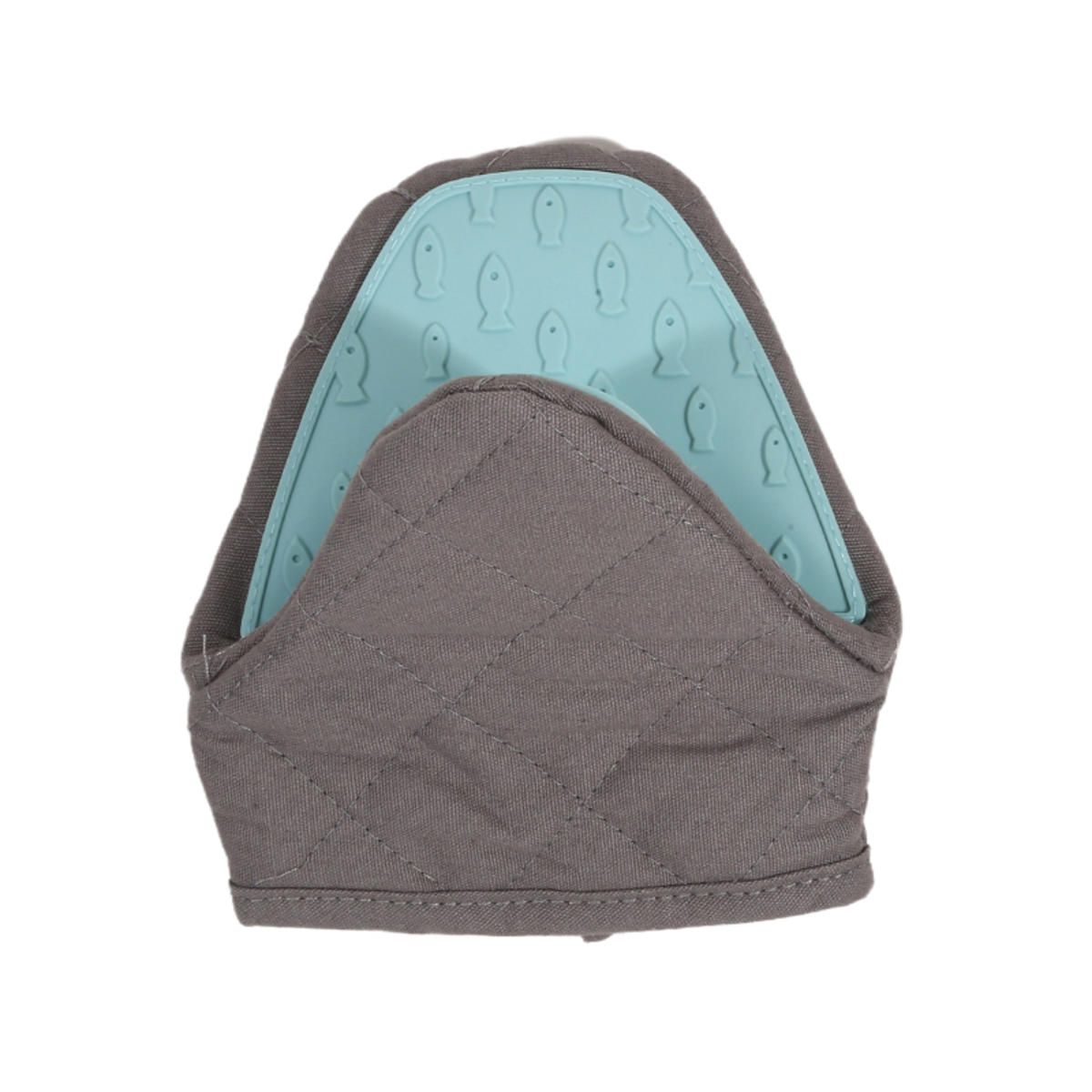 

Universal Silicone Anti Scald Oven Glove Fish Shaped Thickened Insulation Gloves BBQ Mitts Tray Dish Bowl Holder Baking Supplies One Size синьо сірого кольору