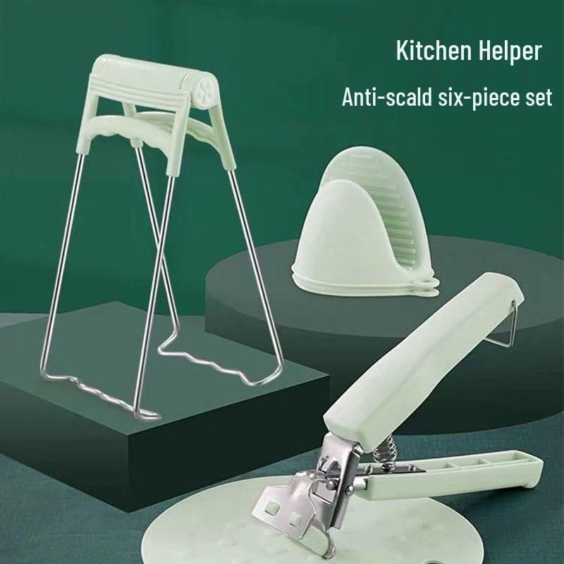 Levantador de Pratos Antiescaldante de Aço Inoxidável – Clipe Antiderrapante para Vaporizador para Tigelas e Pratos