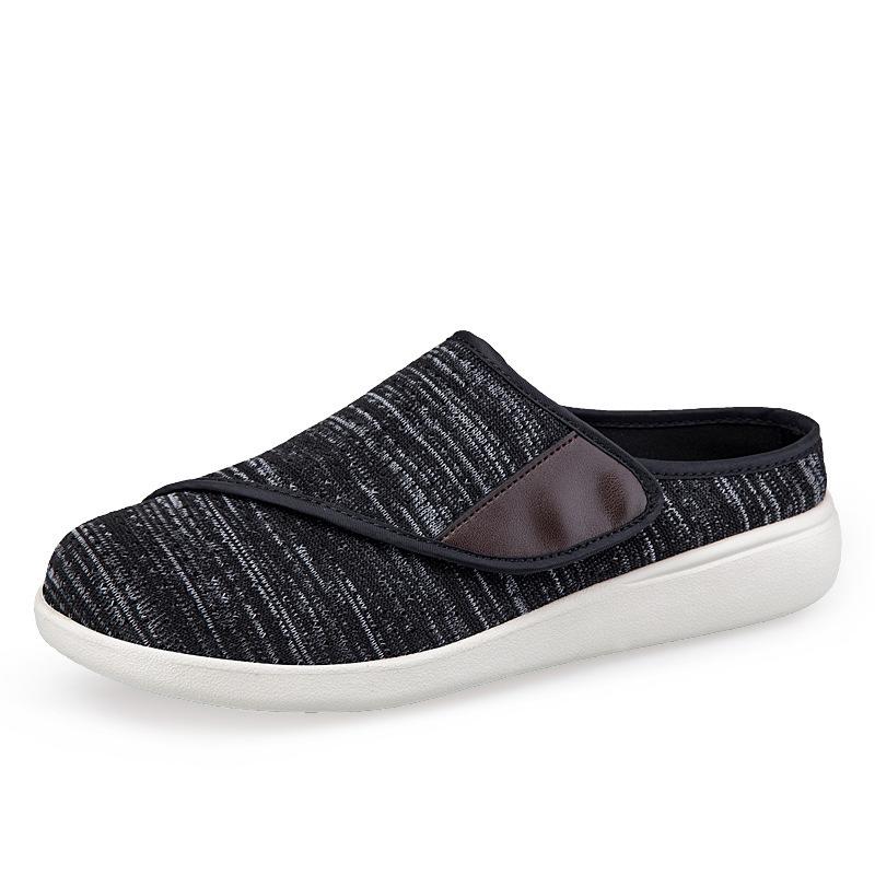 Orthopedic Diabetic Shoes for Wide Feet with Adjustable Closure Lightweight Edema Sneakers with High Arch Support for Elderly