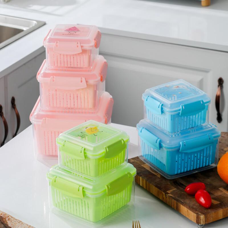 

Ru Han 650ml Round Draining Food Container 3-Pack