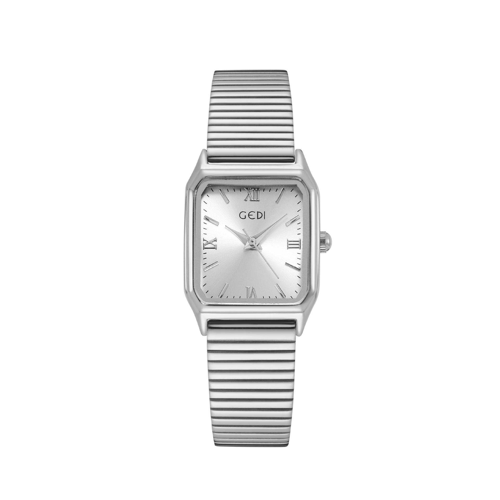 Simple Small Square Plate Alloy Women S Watch Retro Roman Scale Quartz Watch Women S Waterproof Watch