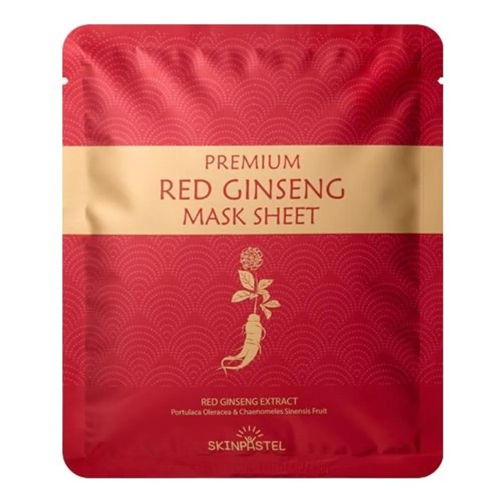 SKINPASTEL Premium Red Ginseng Mask Pack (Total 10 Sheets)