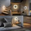 Plug Powered Led Night Light Mini Square Night Lights for Children Living Room Bedroom Corridor kid room Bathroom Lighting Lamp