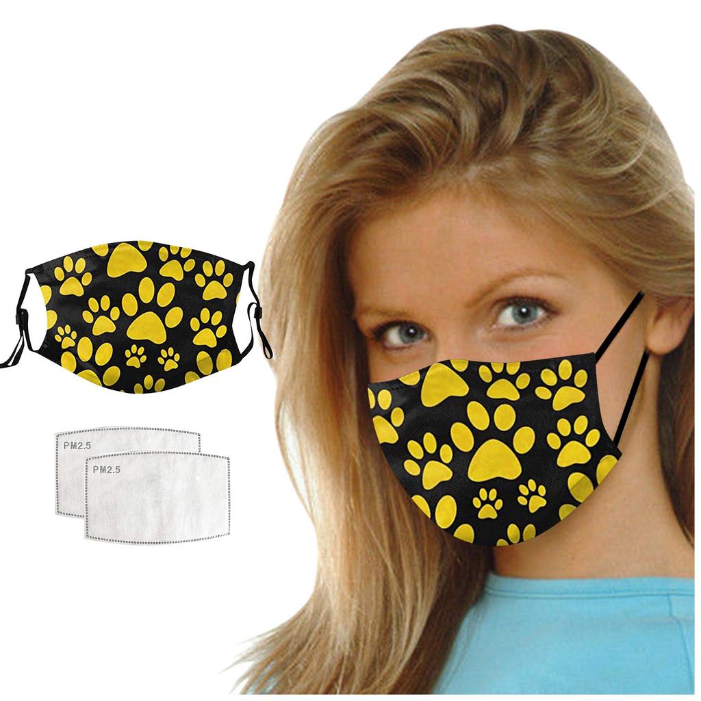  Dog  PrintAdult Mask Washable Reusable Pollution Cover Face 