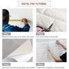 70cm*10m 3D Self-adhesive Foam Tile Wall Stickers for Indoor Wall Decor Living Room Kitchen and Bedroom Bathroom Home Decoration