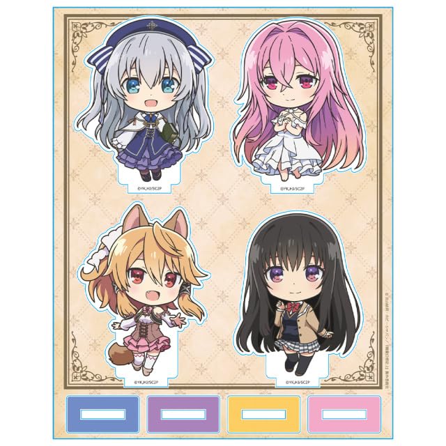

Seirei Gensouki 2 Acrylic Character Stand Celia, Aisia, Latifa, and Miharu [Deformed Character]