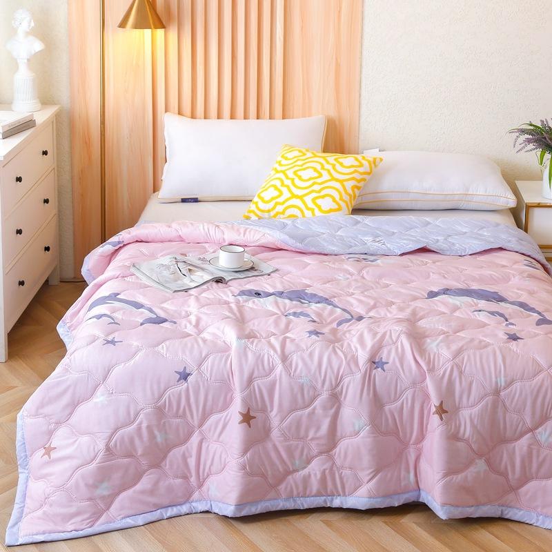 Spring Summer Cotton Blanket Thin Comforter Quilts Adult Children's King Quilt Patchwork Bedspread Luxury Bed Blanket 200x230cm Home Decor