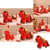 Year Of The Horse Plush Toy With Soft Short Pile Material Good Luck Figurine For Lunar New Year Gift