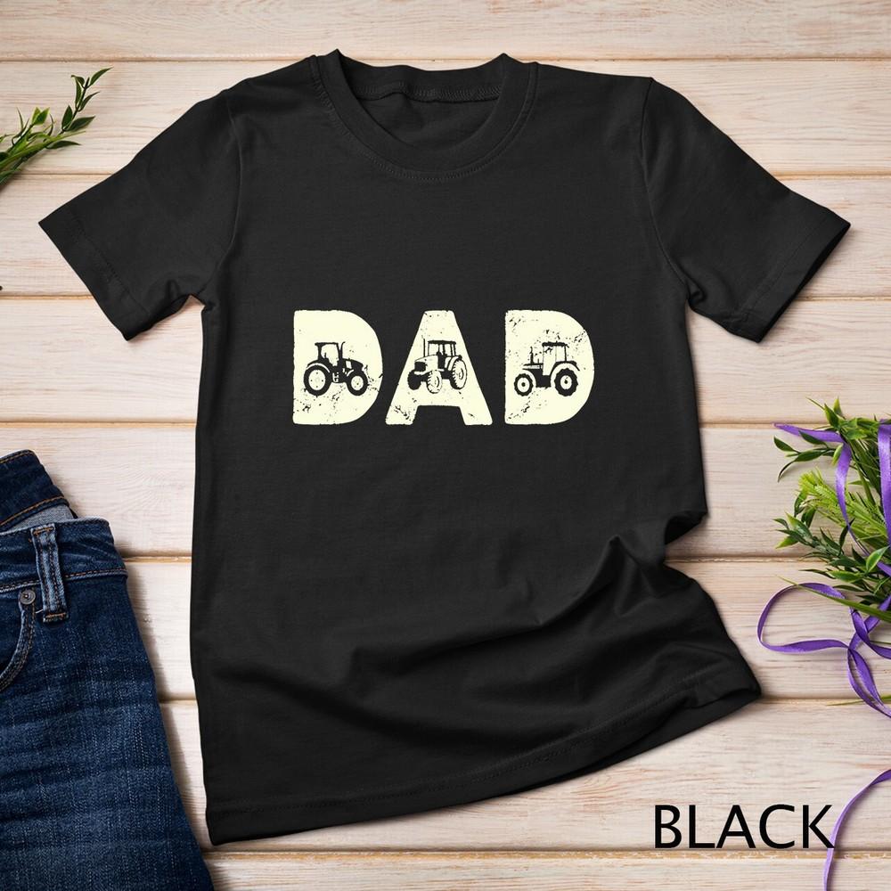Mens Tractor Dad Farming Father Farm Lover Farmer Daddy T-Shirt Unisex T-shirt